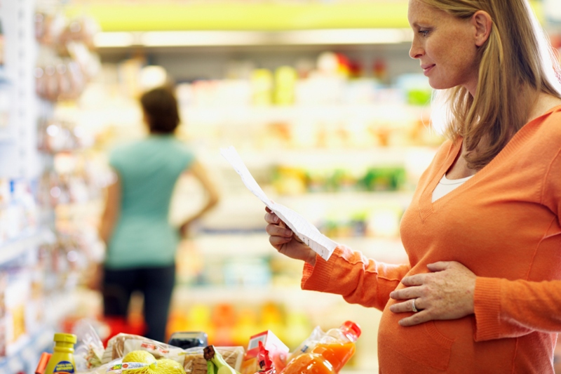 Copy of Pregnant Woman at Grocery Store